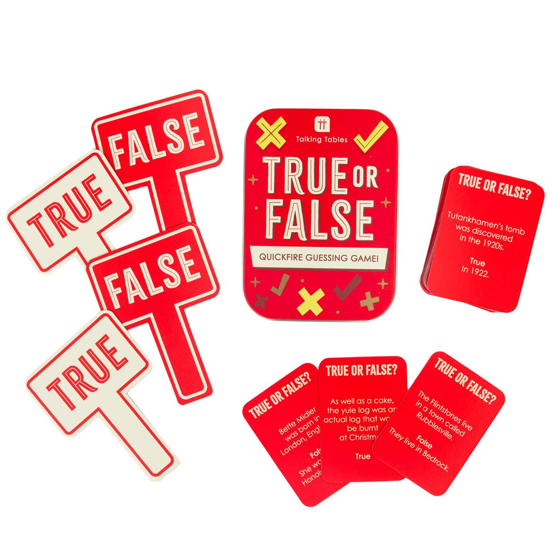 Talking Tables USA - Fun in a Tin Travel Games | Stocking Stuffer | Card Game