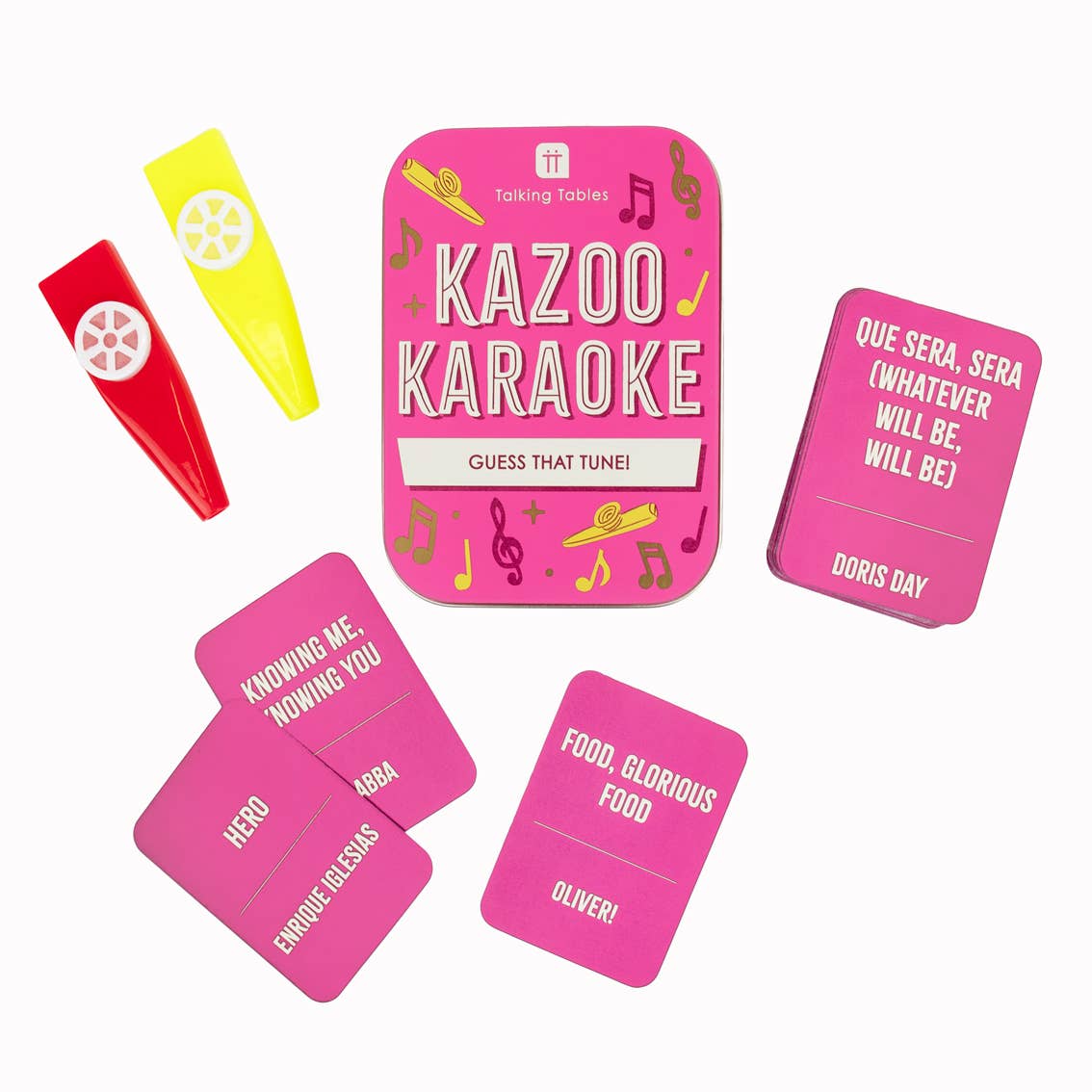 Talking Tables USA - Fun in a Tin Travel Games | Stocking Stuffer  | Card Game
